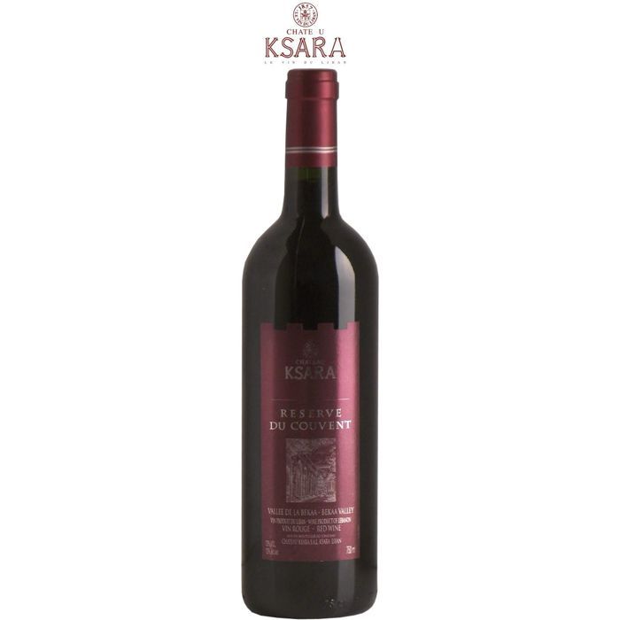 Château Ksara Réserve du Couvent Vallée de la Bekaa - Vin rouge du Liban 2022