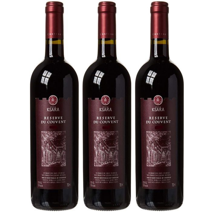 Château Ksara Réserve du Couvent Vallée de la Bekaa - Vin rouge du Liban 2022