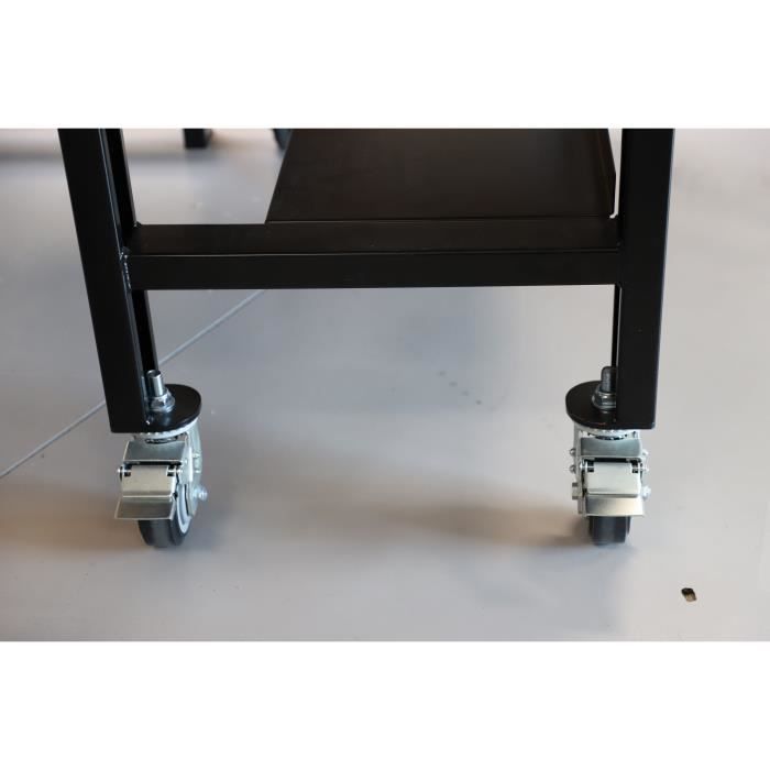 Etabli Plateau en bois - KS TOOLS - 865.0155F - L.1,50 m - Etabli mobile avec roues - 500 kg en mouvement et 700 kg en statique