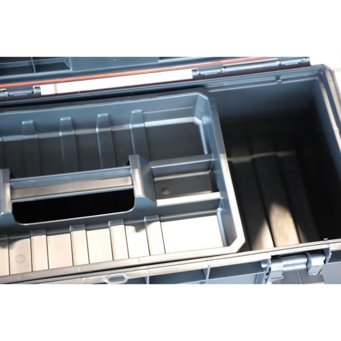 Caisse a outils - KS TOOLS - 850.0395F - Boite a outils SCM - Caisse a outils vide 545 x 270 x 246 mm