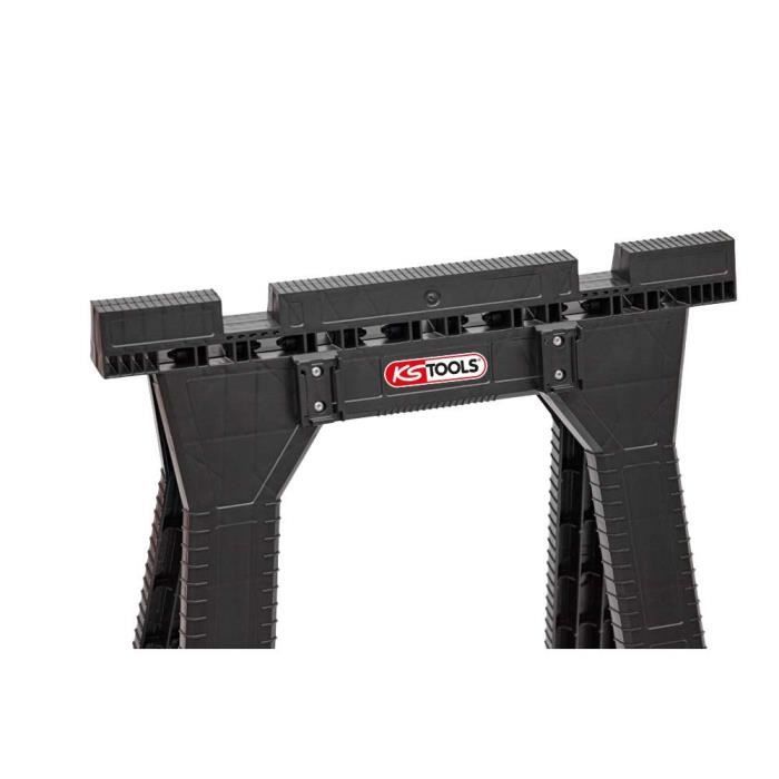 Tretaux - KS TOOLS - 850.0390F - Treteaux pliant pour caisse SCM - Treteaux pour etabli - Traiteau pliable