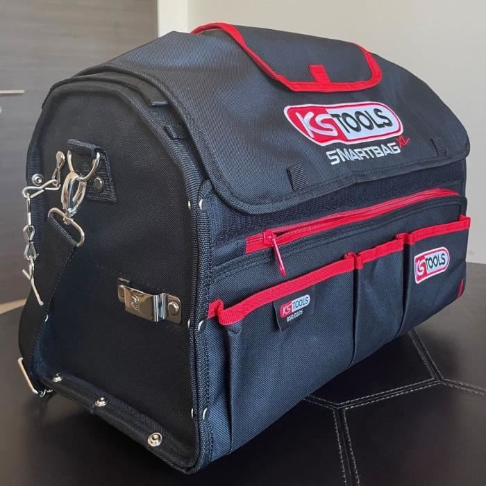 Sacoche porte-outils - KS Tools - SMARTBAG XL - 25L - Tissu ultra résistant - Rouge/Noir