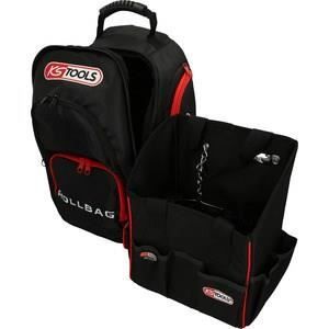 Sac a dos - KS TOOLS - 850.0334 - Sac a roulettes - Bras télescopique - Charge max 35 kg - Volume 18 L
