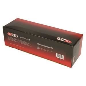 Jeu de 18 clés mixtes métriques - KS TOOLS - 922.0047 - En trousse - 6 a 24 mm - Angle de fourche oeil incliné a 15°