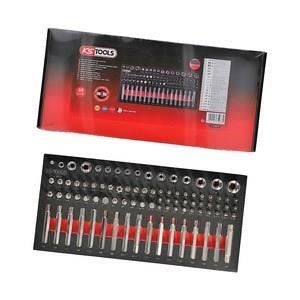 Module - KS TOOLS - 713.5010 - Module d'embouts de vissage et douilles Torx - 88 pieces