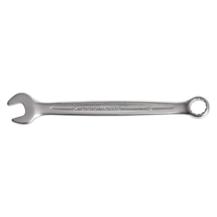 Jeu de 25 clé mixtes - KS TOOLS - 922.0075 - Clés mixtes métriques en trousse - 6 a 34 mm - Angle de fourche 15°