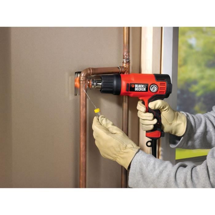 Décapeur thermique filaire - BLACK+DECKER - KX2200K-QS - 2200W - 645°C max - 2 débit d'airs