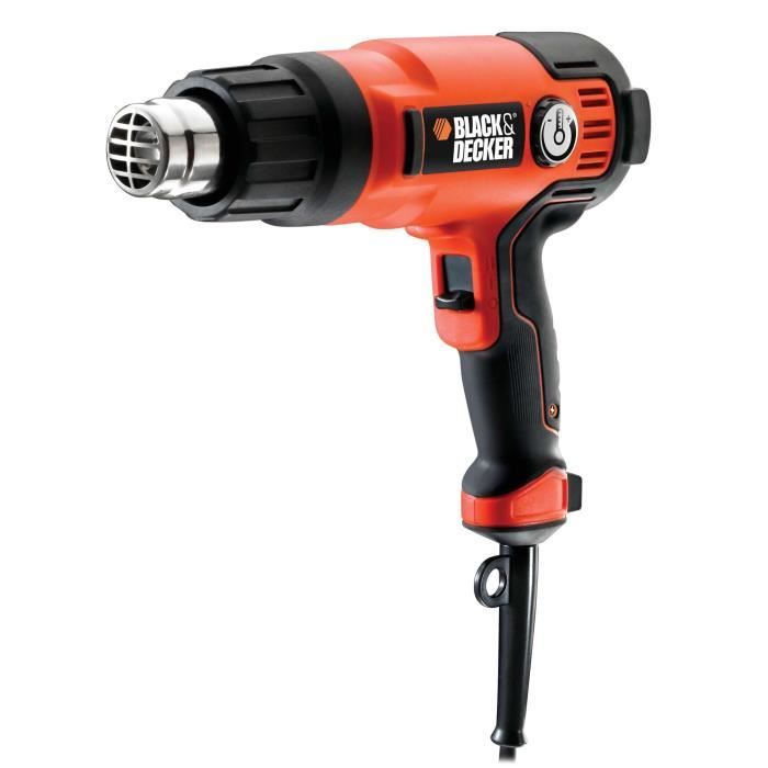 Décapeur thermique filaire - BLACK+DECKER - KX2200K-QS - 2200W - 645°C max - 2 débit d'airs