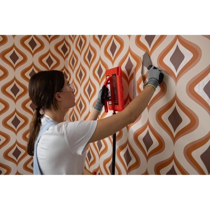 Décolleuse de papier peint - BLACK+DECKER - KX3300-QS - 2400W - réservoir 4L
