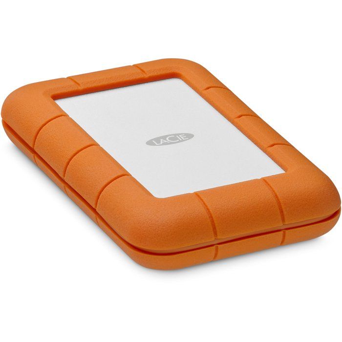 Disque dur externe - LACIE - Rugged USB-C STFR5000800 - 5 To - 3.2 Gen 1 - Gris / Jaune