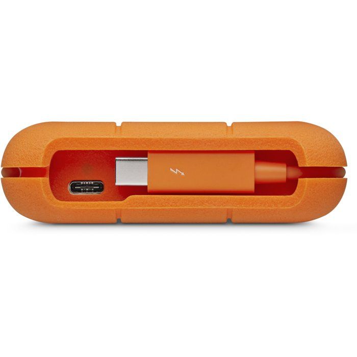 Disque dur externe - LACIE - Rugged USB-C STFR5000800 - 5 To - 3.2 Gen 1 - Gris / Jaune