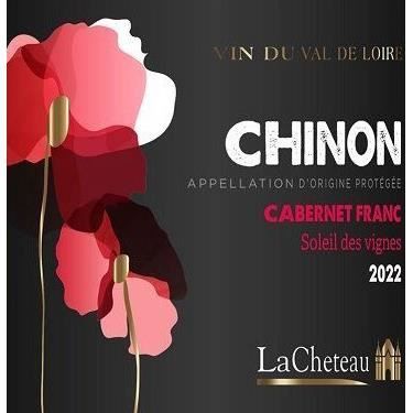 LaCheteau Soleil des Vignes Chinon Cabernet franc - Vin rouge de la Loire 2025