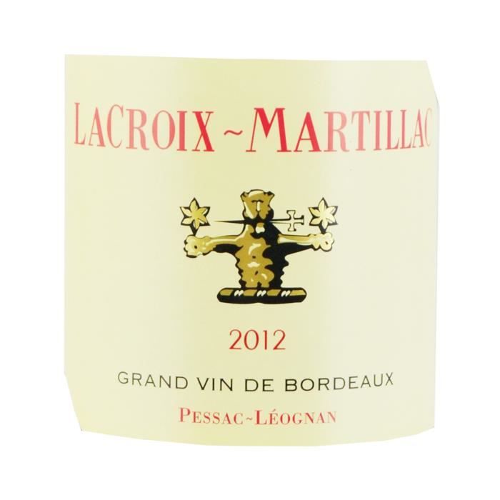 Château Lacroix Martillac 2012 Pessac - Vin rouge de Bordeaux