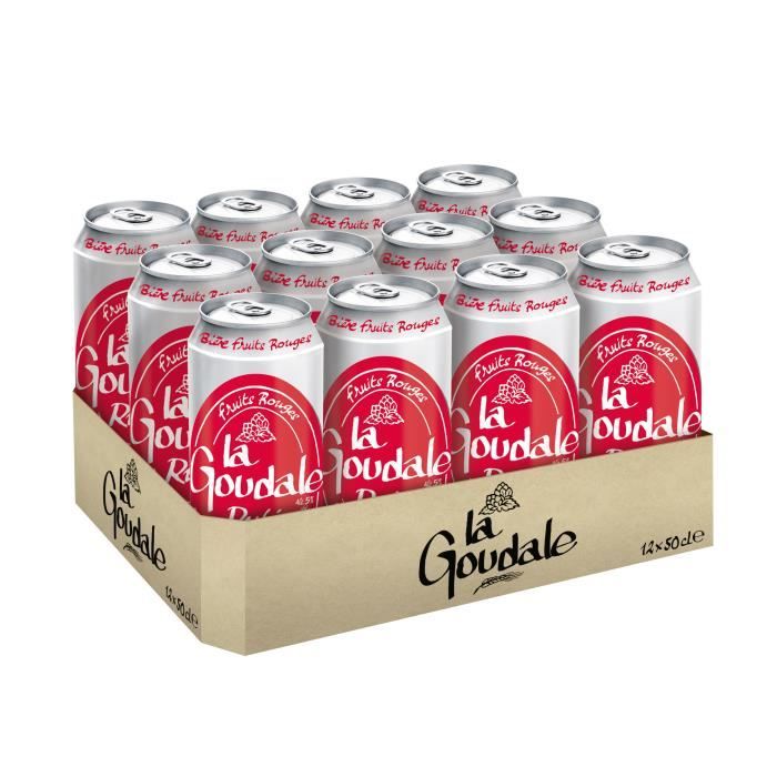 La Goudale Rubis - Biere aux fruits rouges - Canettes 12x50cl