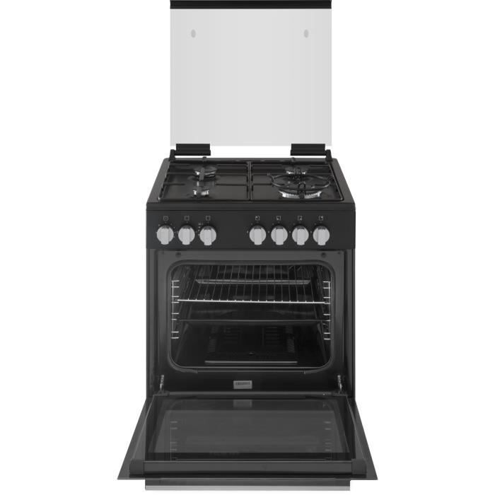 Cuisiniere a gaz BERTAZZONI LA GERMANIA PIA60GN - 4 foyers - 10,35 kW - 60 cm - Noir