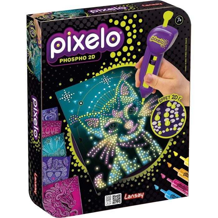 Jeu de coloriage - LANSAY - 20285 - Pixelo Phospho 2D
