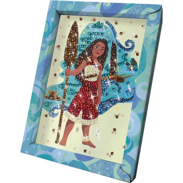 Kit loisir créatif - LANSAY - Collection sequins - Vaiana - Des 7 ans