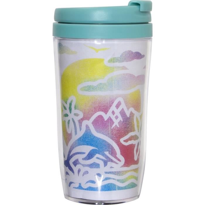 Blopens - LANSAY - Créa'mug - 9 pochoirs - 1 mug - Des 6 ans