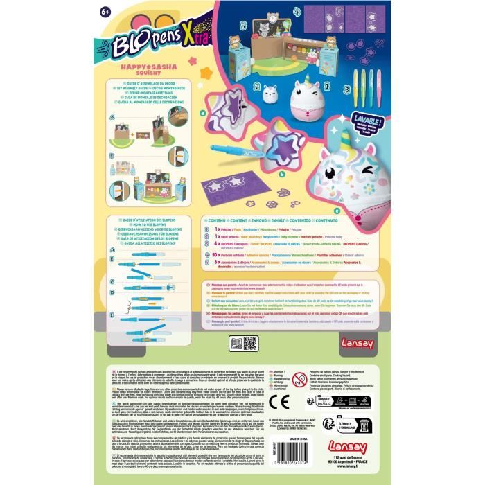 Blopens XTRA - LANSAY - Happy Sacha - Squishy - Des 6 ans
