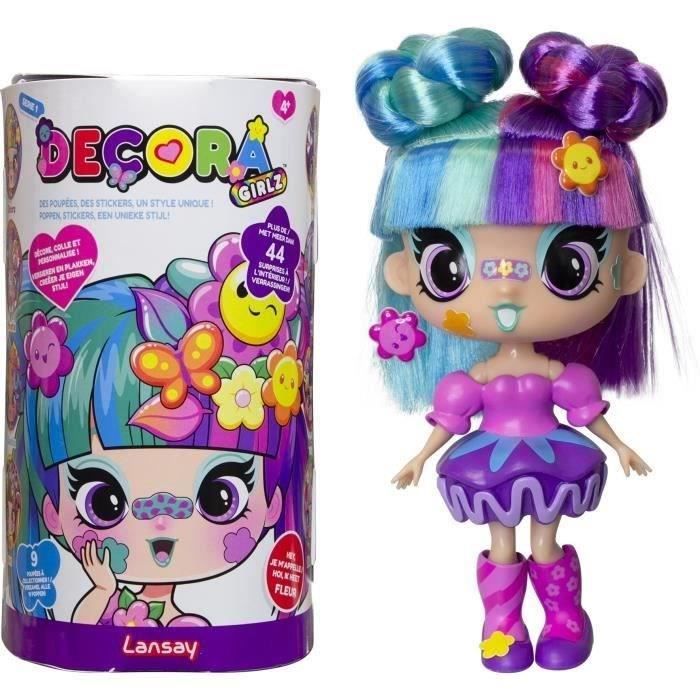 PoupÈe - LANSAY - 55102 - Decora Girlz - Minis PoupÈes Fashion a Personnaliser - Fleur
