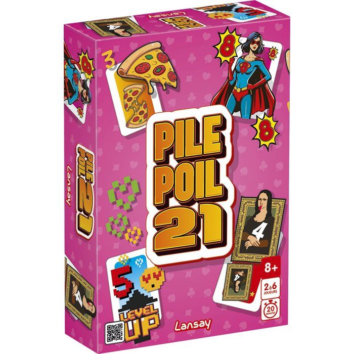 PILE POIL 21 - Jeu de société - LANSAY - Des 8 ans
