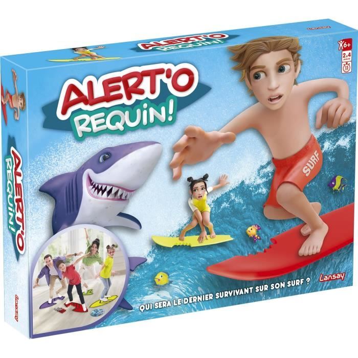 Alert'O Requin !, Jeu de sociÈtÈ, Jeu d'ambiance, Des 5 ans, 2 a 4 joueurs, Lansay