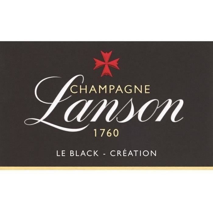 Champagne Lanson le Black Création - Brut 75 cl