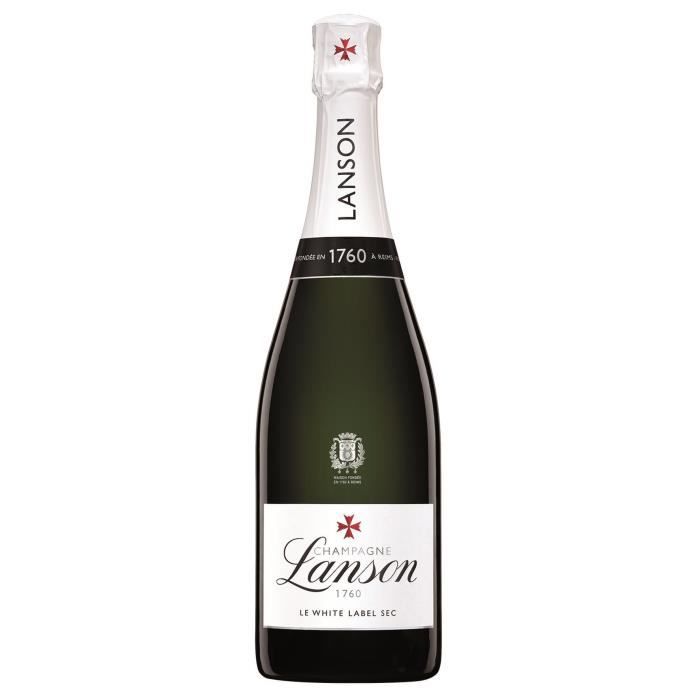 Champagne Lanson Le White Label Sec - 75 cl
