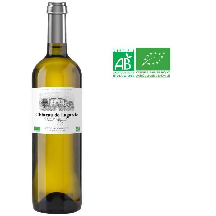 Château de Lagarde 2023 Côte de Bordeaux Saint-Macaire - Vin blanc de Bordeaux - Bio