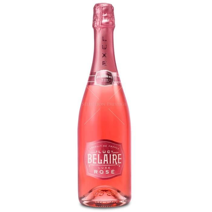 Luc Belaire Luxe Rosé - Vin Effervescent de France - 75cl