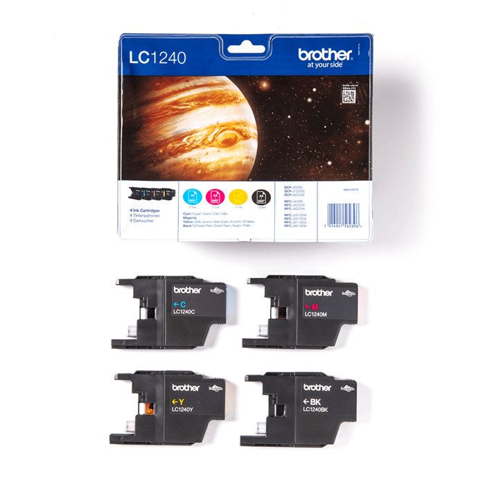 Brother LC1240 Cartouches d'encre Multipack Couleu