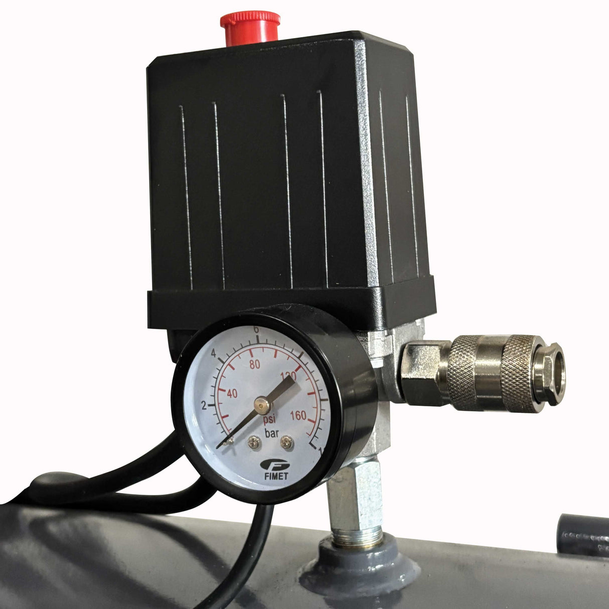 Compresseur d'air horizontal Domac LD200 - 200L - 2200W - 10 bars - 4 CV