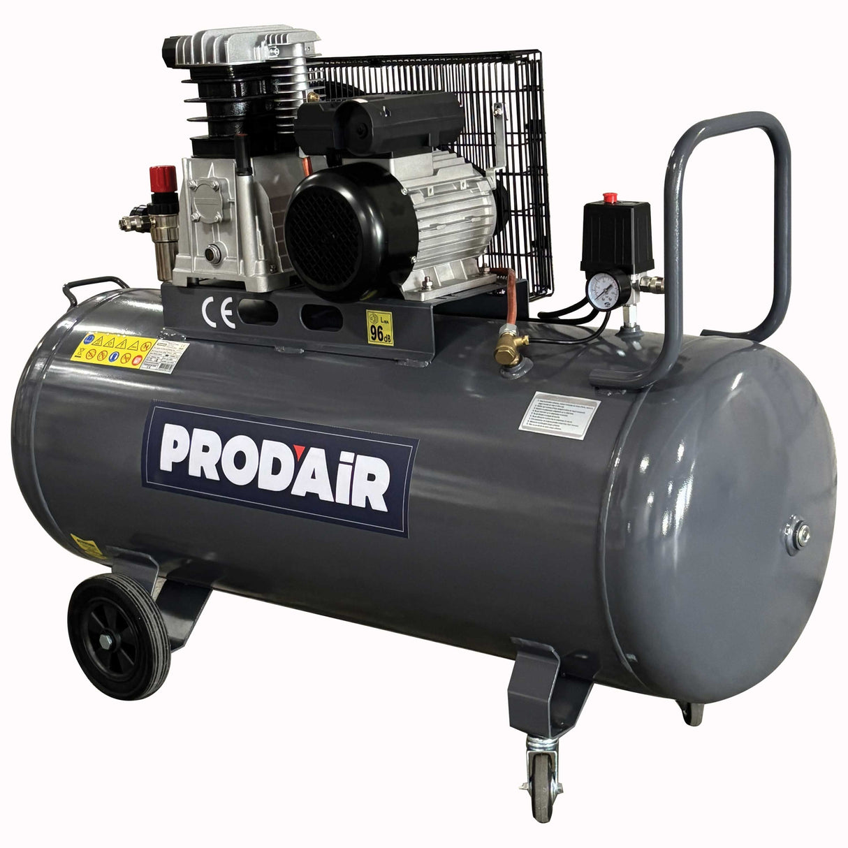 Compresseur d'air horizontal Domac LD200 - 200L - 2200W - 10 bars - 4 CV