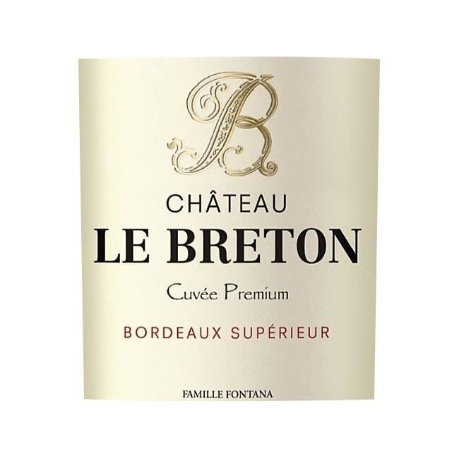 Château Le Breton 2021 Bordeaux Supérieur - Vin rouge de Bordeaux