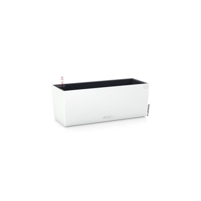 LECHUZA Jardiniere Balconera Color 50 ALL-IN-ONE Blanc 15670