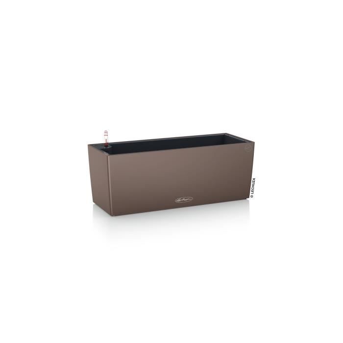 LECHUZA Balconniere Balconera 50 - 50x19 cm - Polypropylene - Marron - Intťrieur & extťrieur