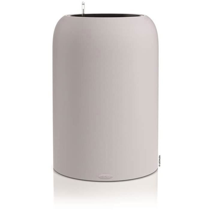 LECHUZA Pot de fleur - Havalo 60 - 60 x 60 x 85 cm - Kit complet - Gris lune