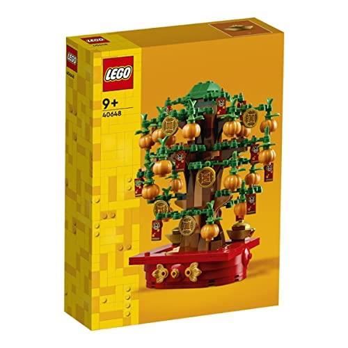 DÈcoration - LEGO - 40648 - Arbre a monnaie - 20 mandarines - 14 enveloppes rouges - 10 pieces de monnaie