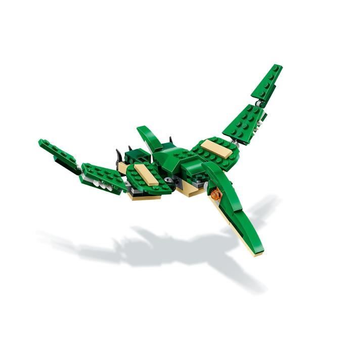LEGO Creator 3-en-1 31058 Le Dinosaure FÈroce, Jouet de Construction, Figurine Dinosaures