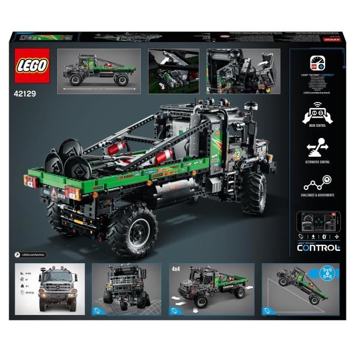 LEGO Technic Le Camion d'Essai 4x4 Mercedes-Benz Zetros 42129 - ContrÙle via Application