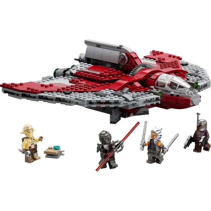 LEGO Star Wars La Navette T-6 d'Ahsoka Tano 75362 - Vaisseau Lance-Tenons - 4 Personnages