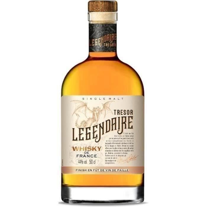 Legendaire Single Malt Whisky de France Finish en fût de vin de paille 44%vol 50cl