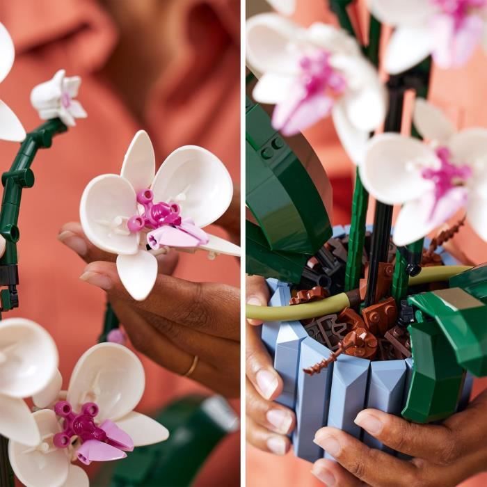 LEGO Icons 10311 L'OrchidÈe Plantes de Fleurs Artificielles d'IntÈrieur, DÈcoration de Maison