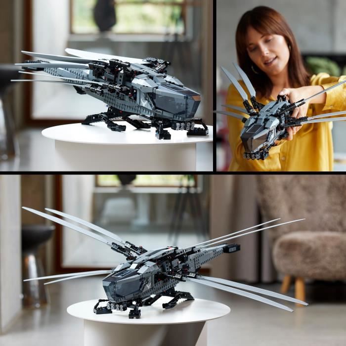 LEGO Icons Dune Atreides Royal Ornithopter, Set de Collection pour Adultes, IdÈe Cadeau pour Femmes, Hommes et Amateurs de Films de