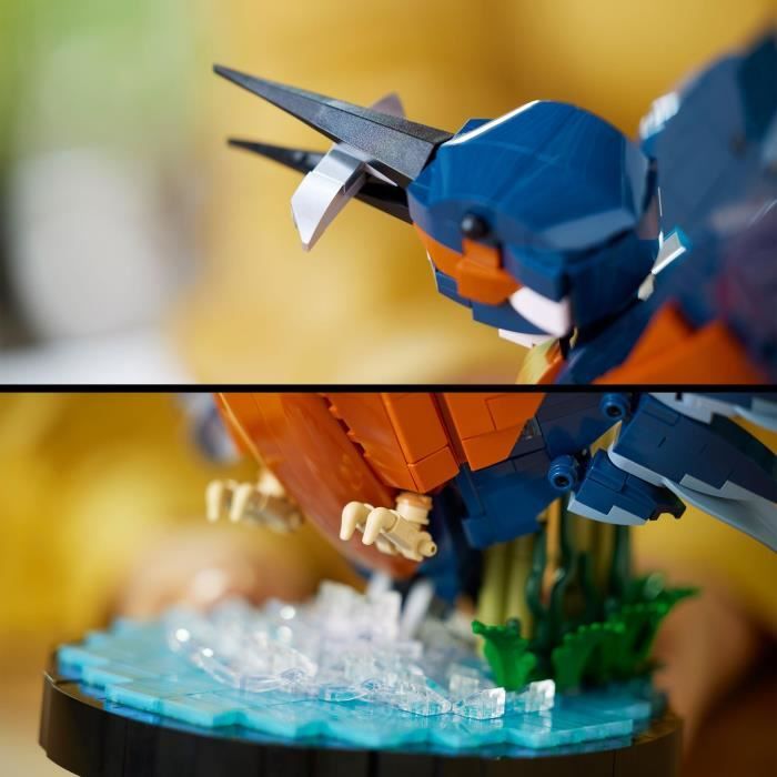 LEGO Icons 10331 Le Martin-pecheur, Kit de Maquette pour Adultes, IdÈe Cadeau de DÈcoration Maison ou Bureau