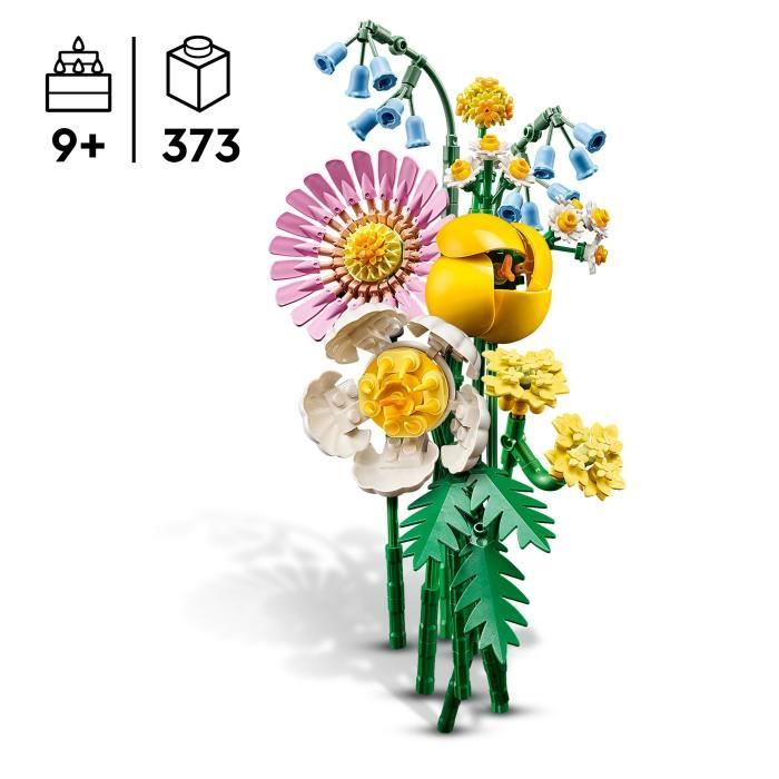 LEGO Botanicals 10347 Petit Bouquet Ensoleillé - Fleurs Artificielles enfant 9 ans & Ado