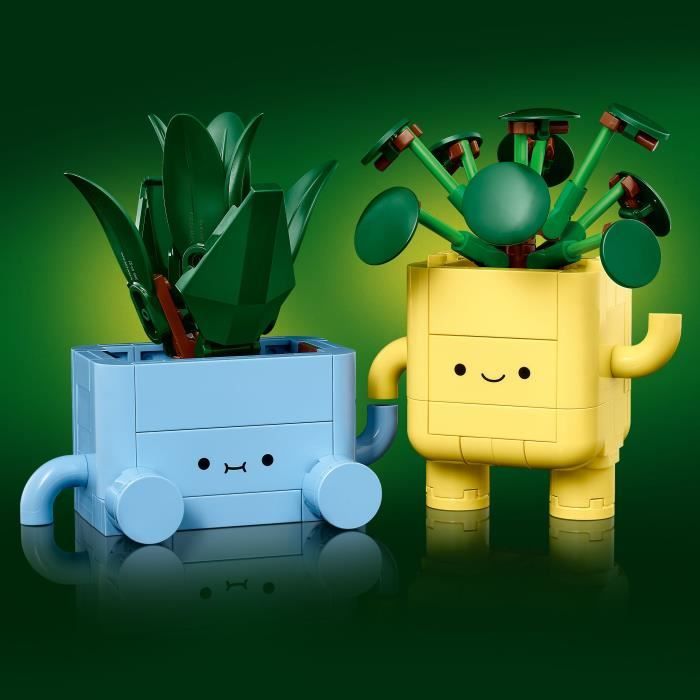 LEGO Botanicals 10349 Petites Plantes Souriantes - Jeu de Construction des 9 ans