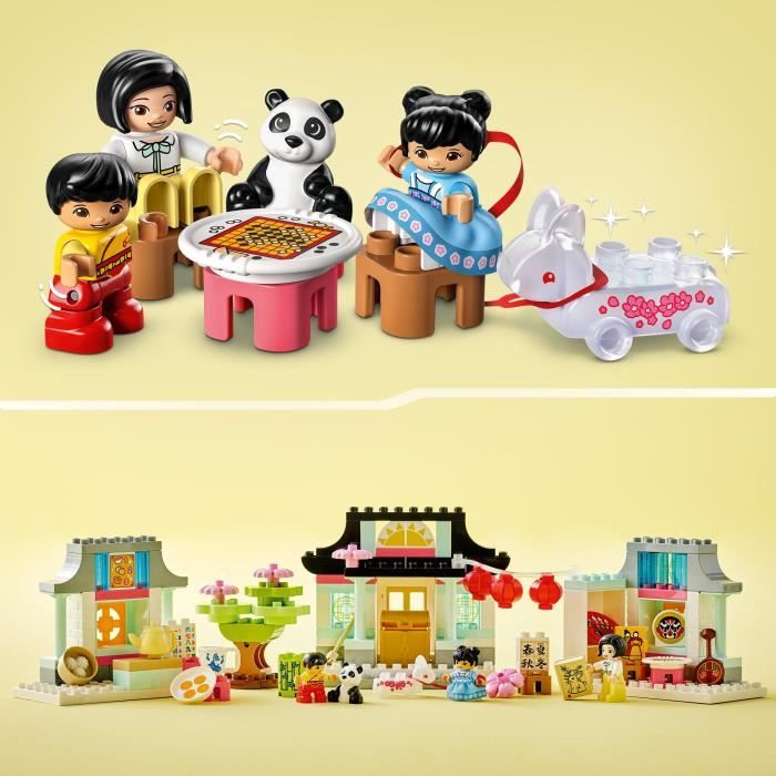 LEGO DUPLO 10411 DÈcouvrir la Culture Chinoise, Jouet …ducatif, Panda, Briques, Enfants 2 Ans