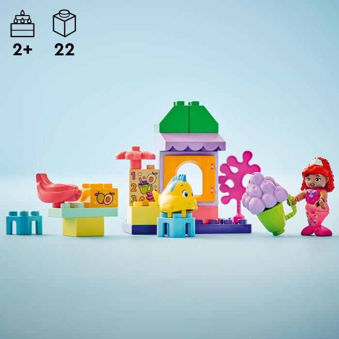 LEGO DUPLO | Disney 10420 Le stand de cafÈ d'Ariel et de Polochon - Set La Petite Sirene