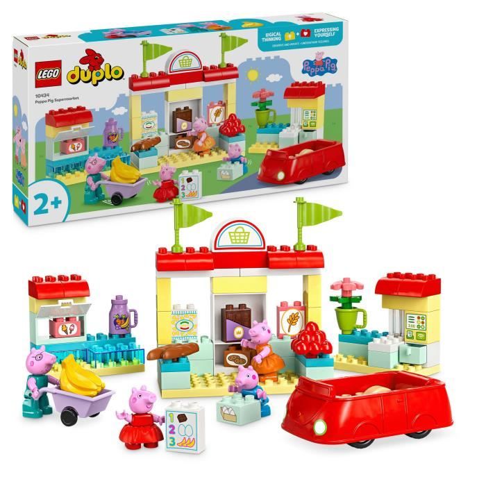 LEGO DUPLO 10434 Le SupermarchÈ de Peppa Pig - Jouet Enfants 2 Ans